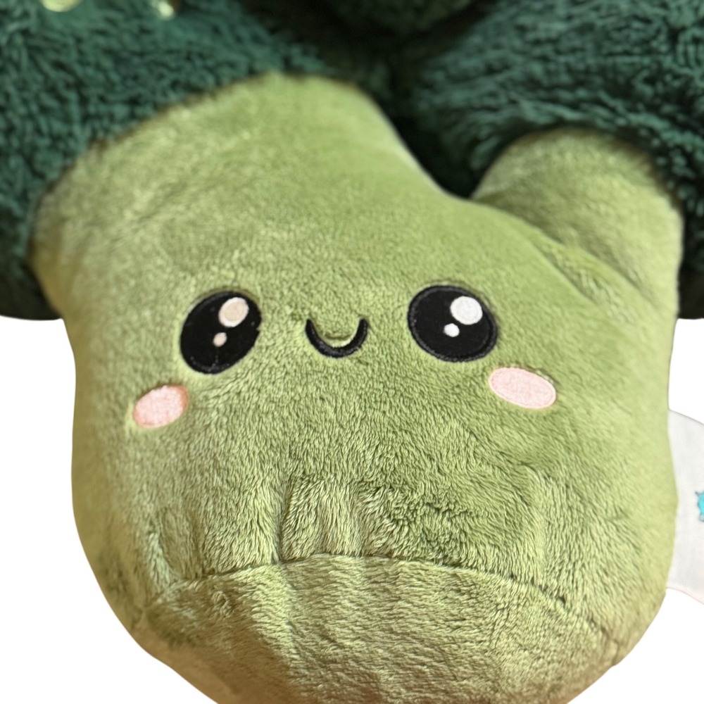 Squishables 15" Comfort Food Broccoli Plush Large Stuffed Toy Cute Veggie - Picture 3 of 5